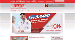 Desktop Screenshot of clinicaosteo.com.br